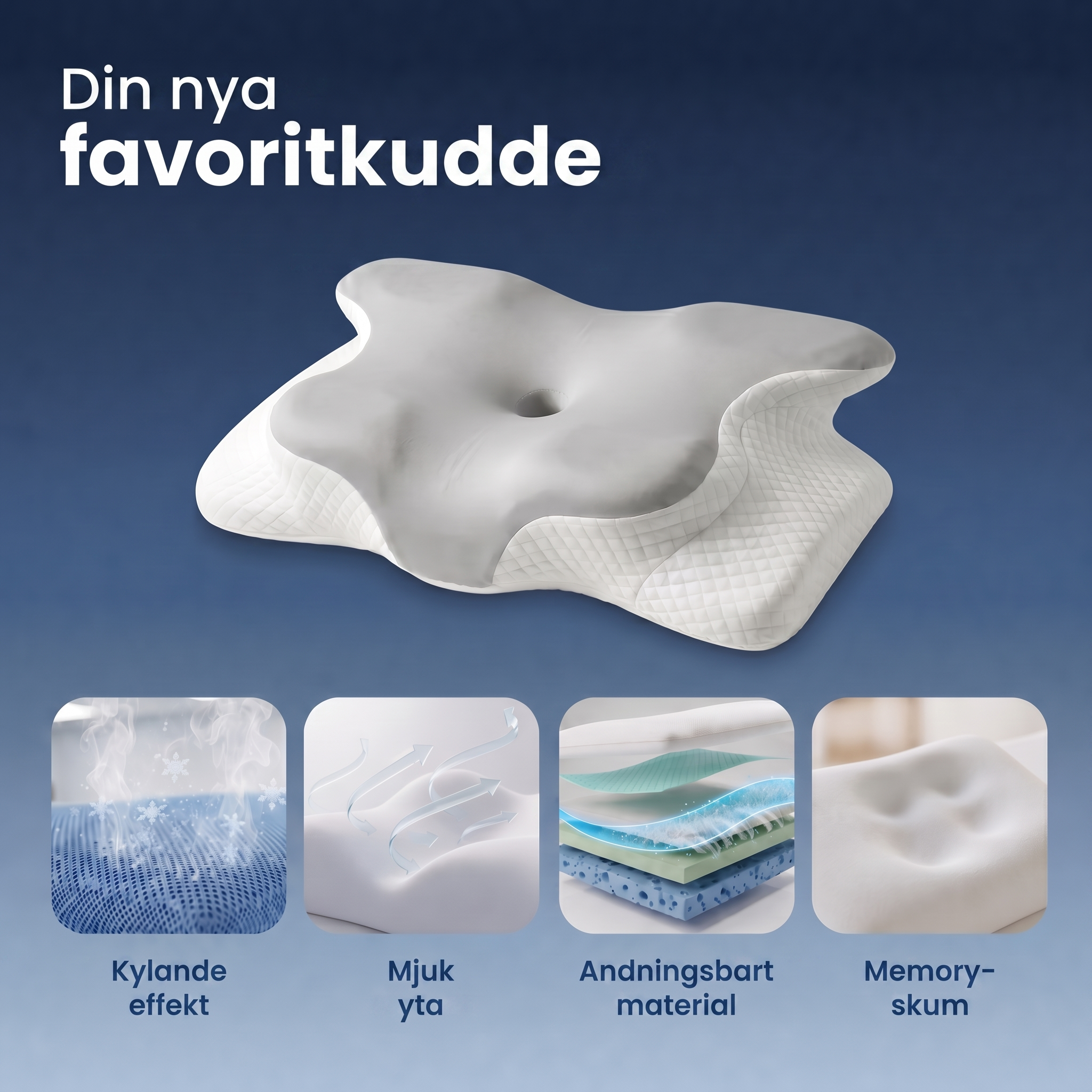 The Sleepr Ergonomic Pillow